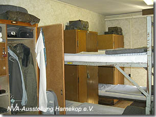 Unterkunftszimmer von Soldaten